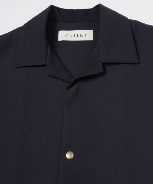 Dry Twill Open Collar Short Sleeve Shirt
