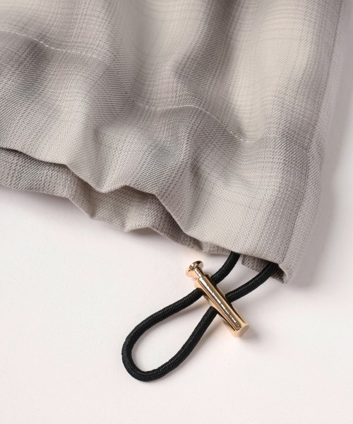 Ombre Check Open Collar Short Sleeve Shirt