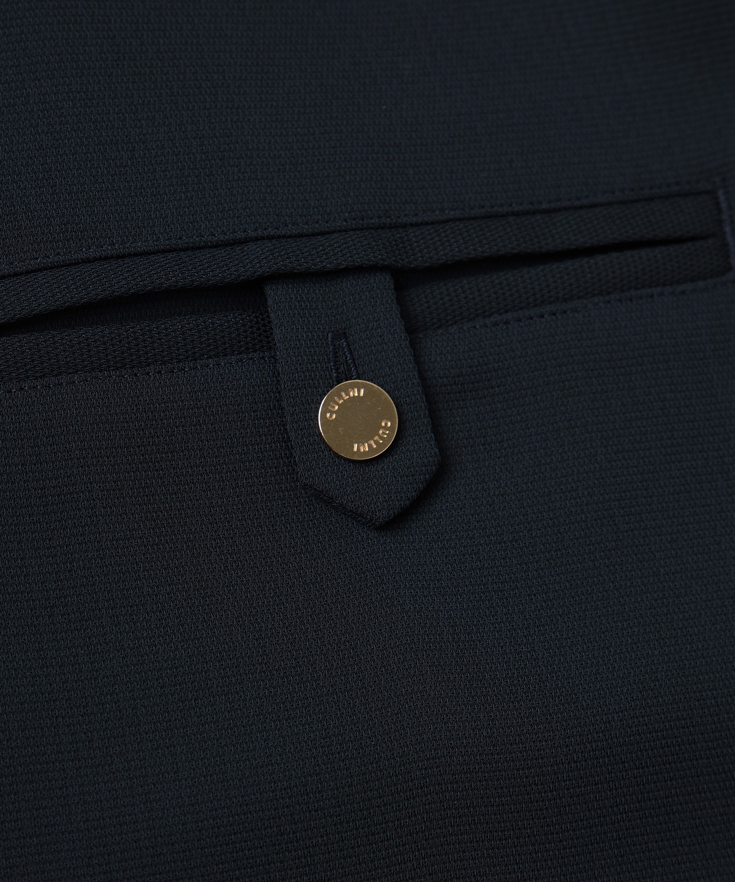 Dry Stretch Cloth Button-Tab Pocket Zip Up Shirt