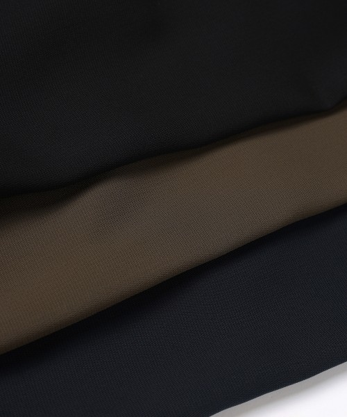 Dry Stretch Cloth Button-Tab Pocket Zip Up Shirt