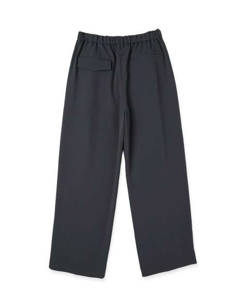 Double Cloth Tuck Wide Pant