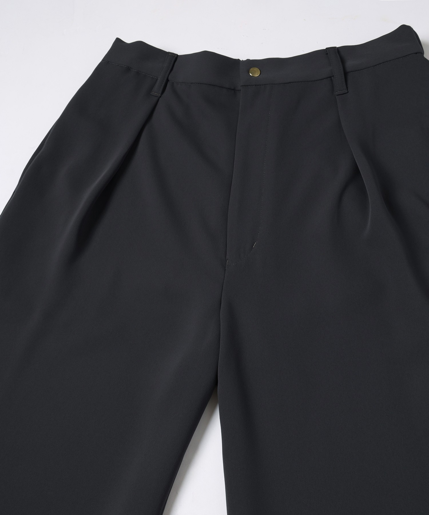 Double Cloth Tuck Wide Pant