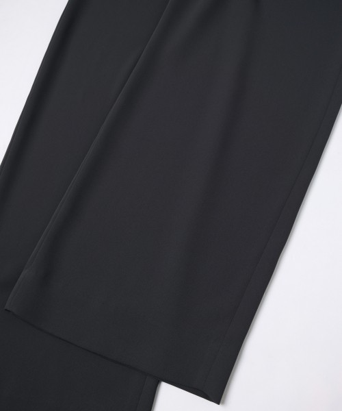 Double Cloth Tuck Wide Pant