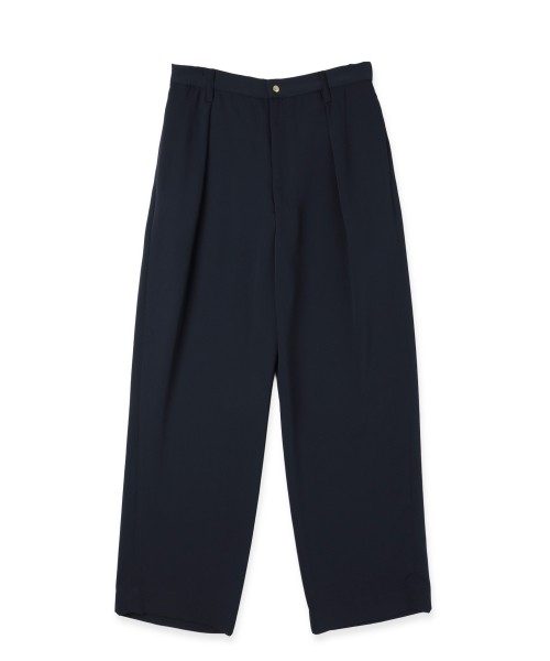 Double Cloth Tuck Wide Pant
