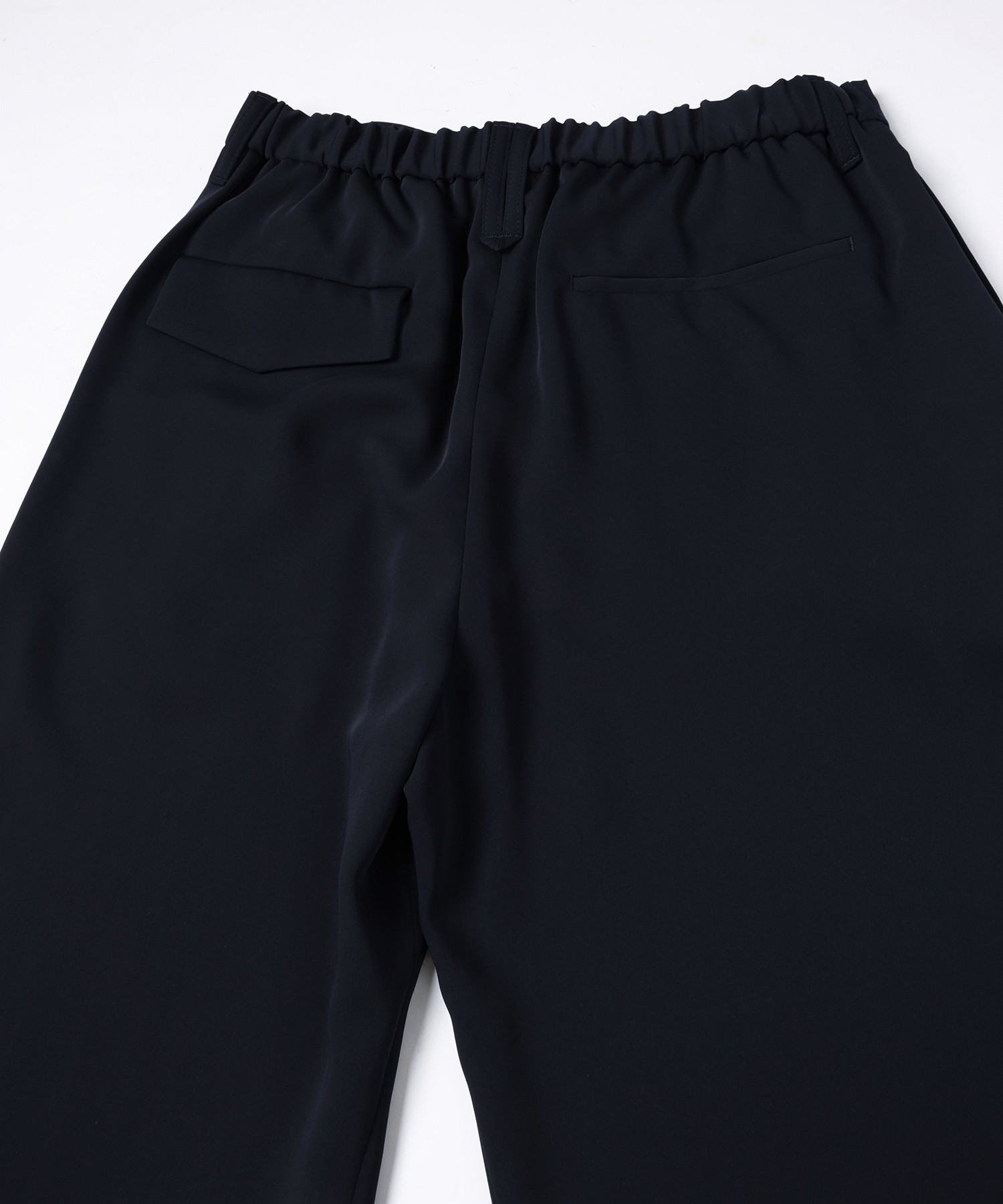 Double Cloth Tuck Wide Pant