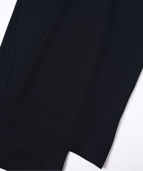 Double Cloth Tuck Wide Pant