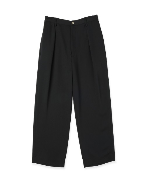 Double Cloth Tuck Wide Pant