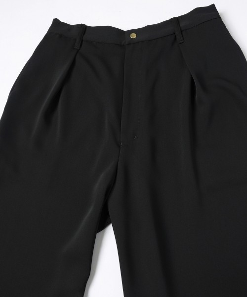 Double Cloth Tuck Wide Pant