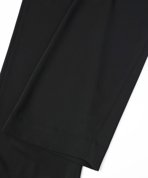Double Cloth Tuck Wide Pant