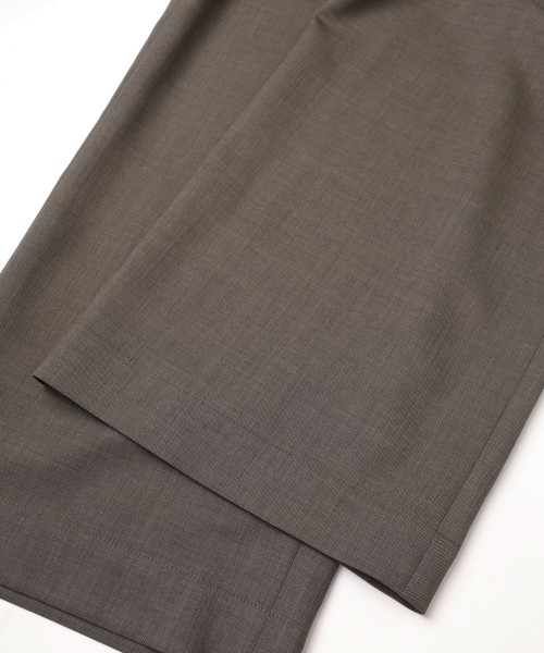 Dry Gabardine Drawstring Wide Pants