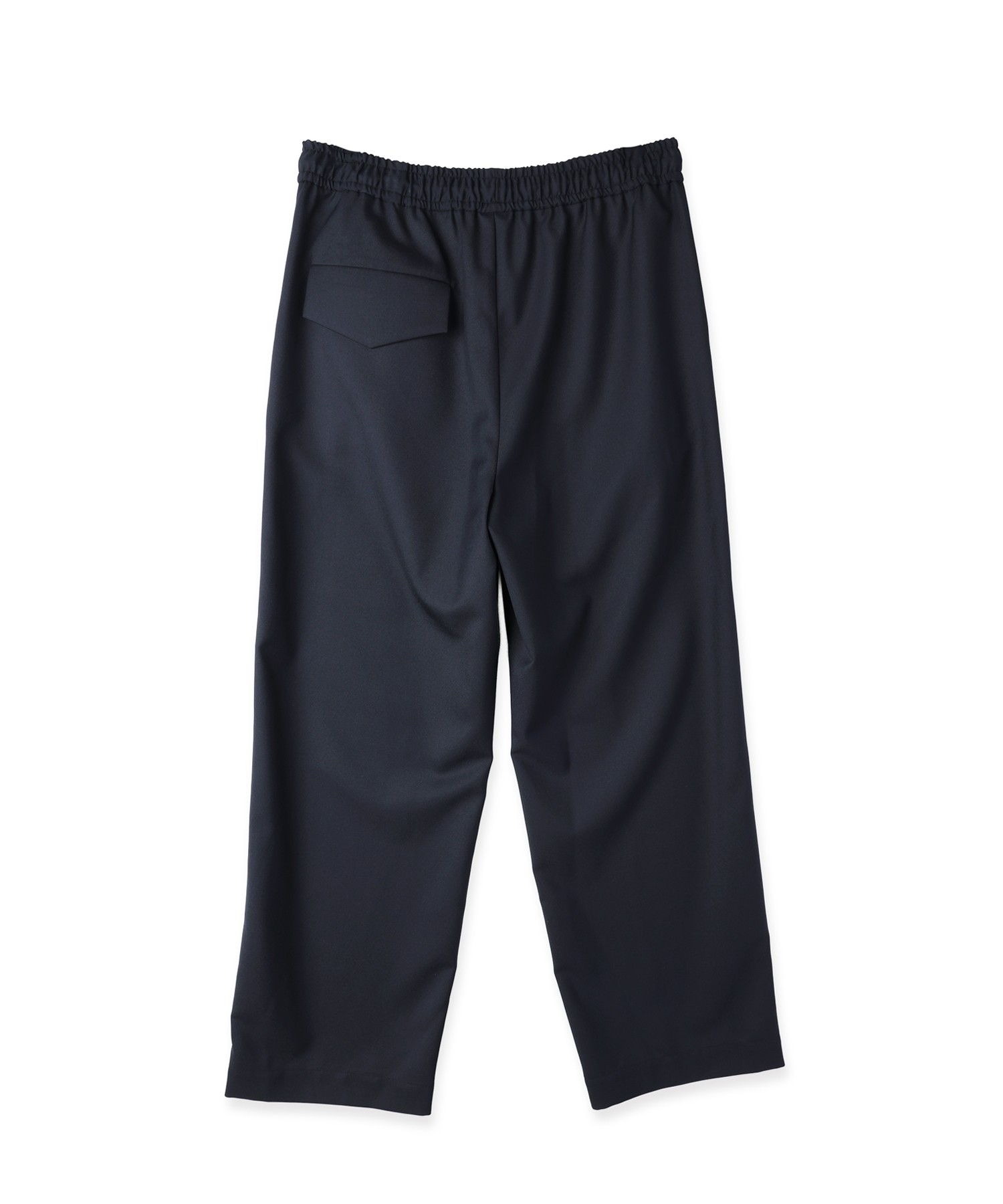 Dry Gabardine Drawstring Wide Pants