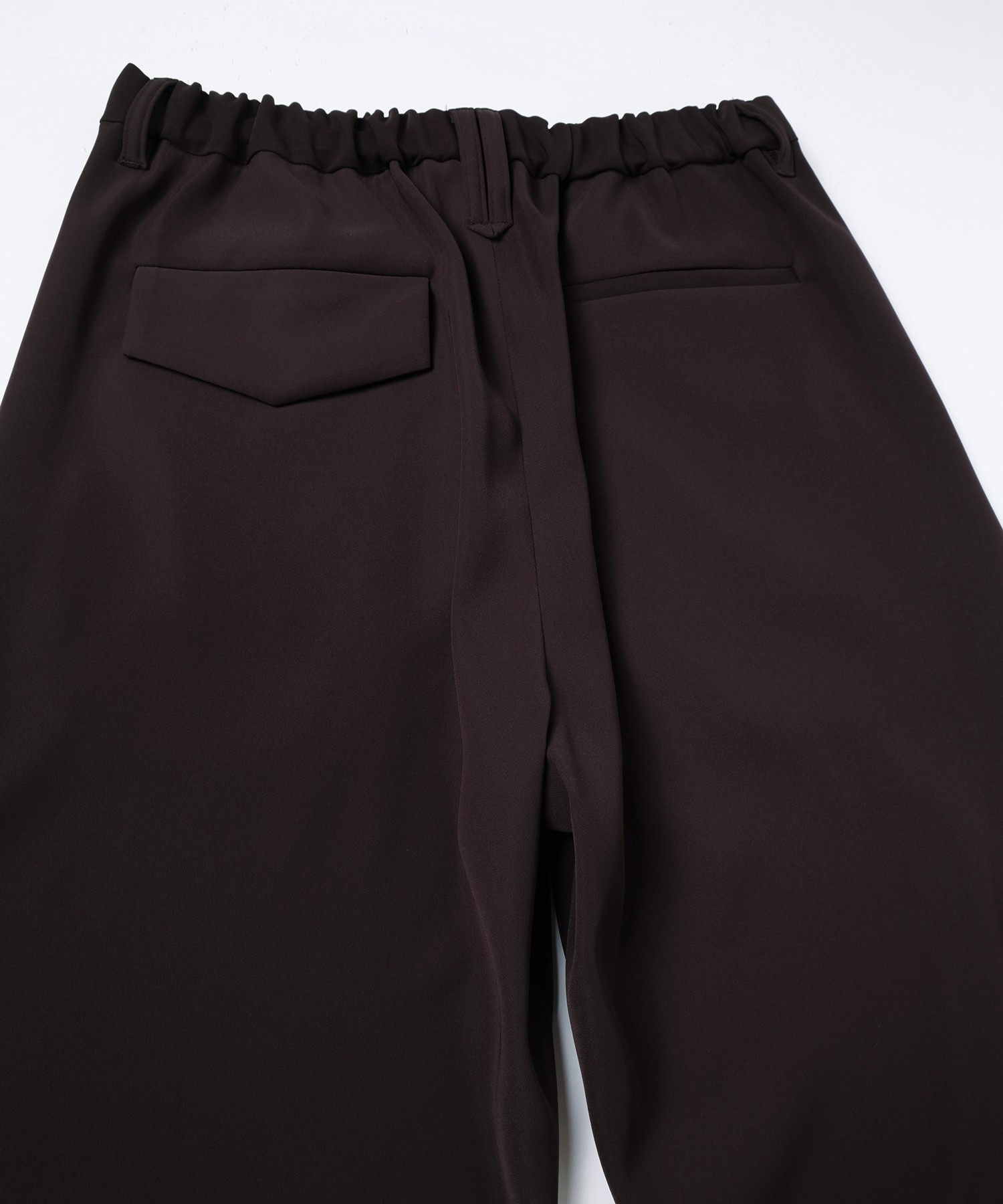 Dry Twill Curve Silhouette Semi Wide Pant