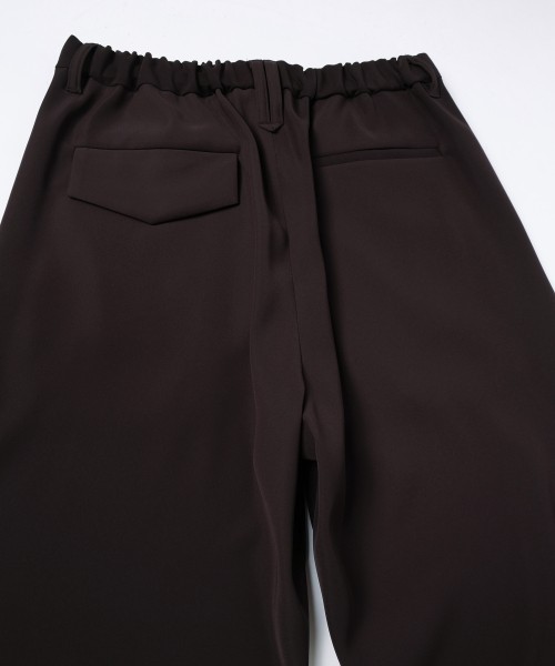 Dry Twill Curve Silhouette Semi Wide Pant