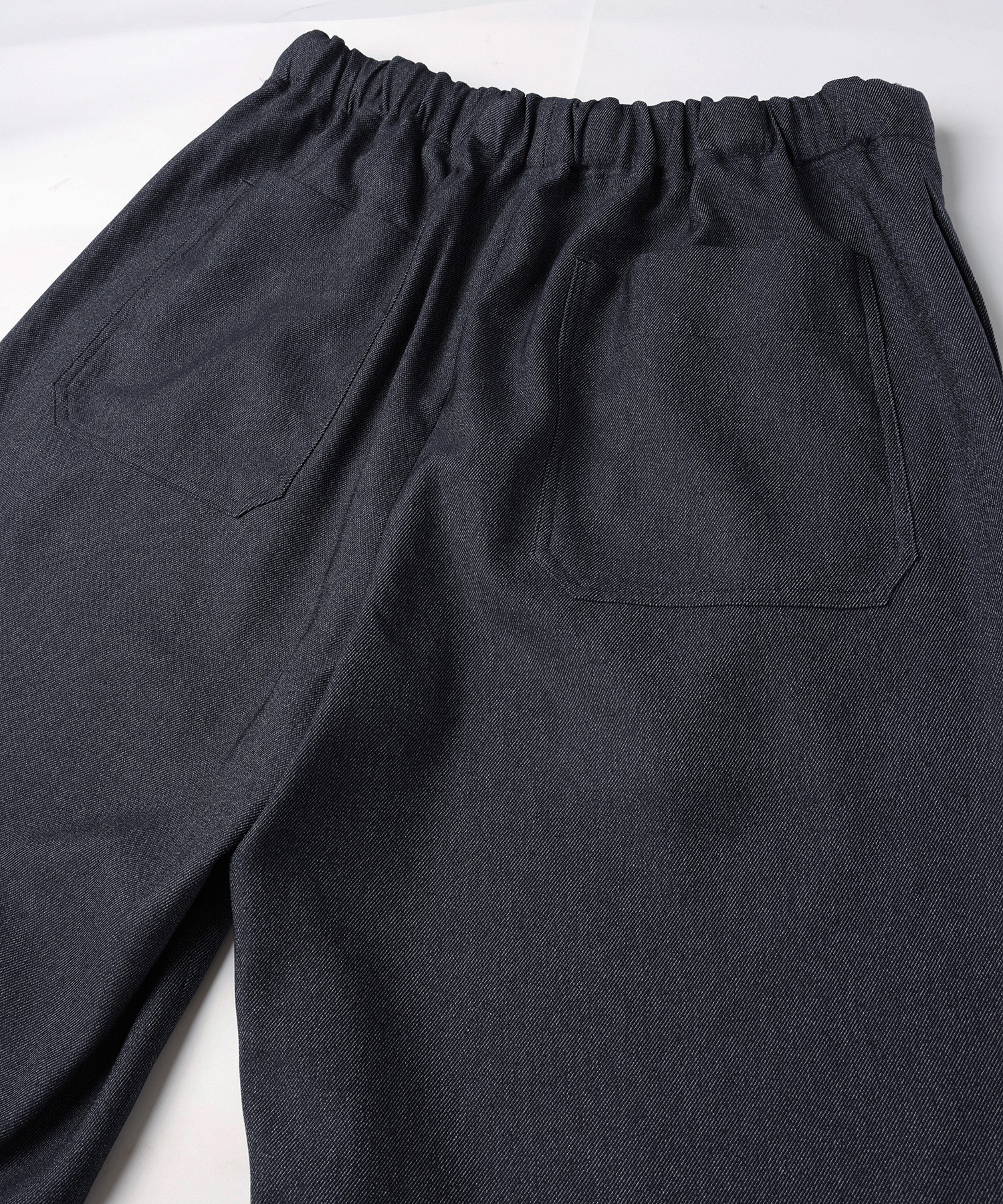 Faux Denim Half Pant with Adjustable Belt