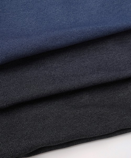 Faux Denim Half Pant with Adjustable Belt