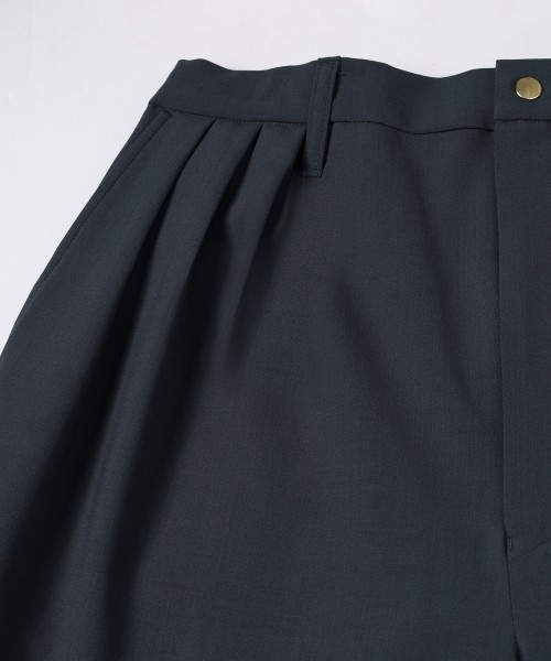 Wool Dry Stretch 3Tuck Semi Wide Pant