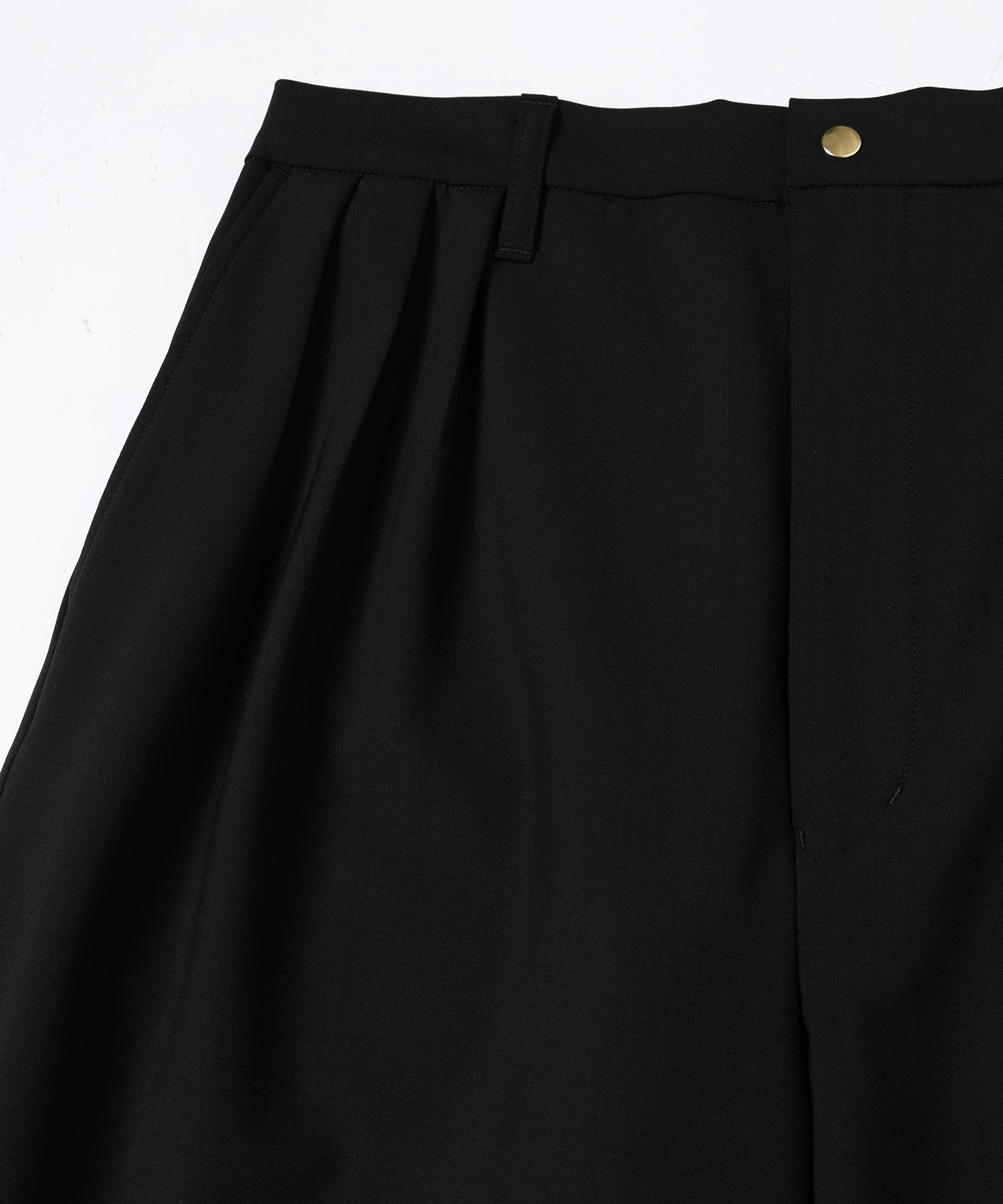 Wool Dry Stretch 3Tuck Semi Wide Pant
