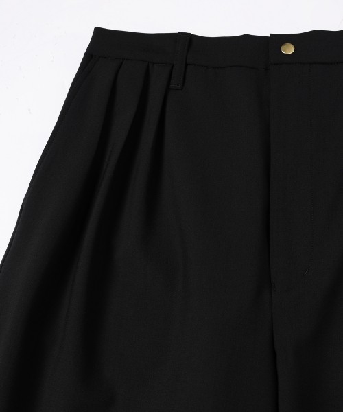 Wool Dry Stretch 3Tuck Semi Wide Pant