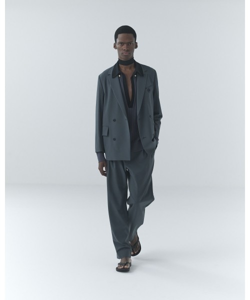 Wool Dry Stretch 3Tuck Semi Wide Pant