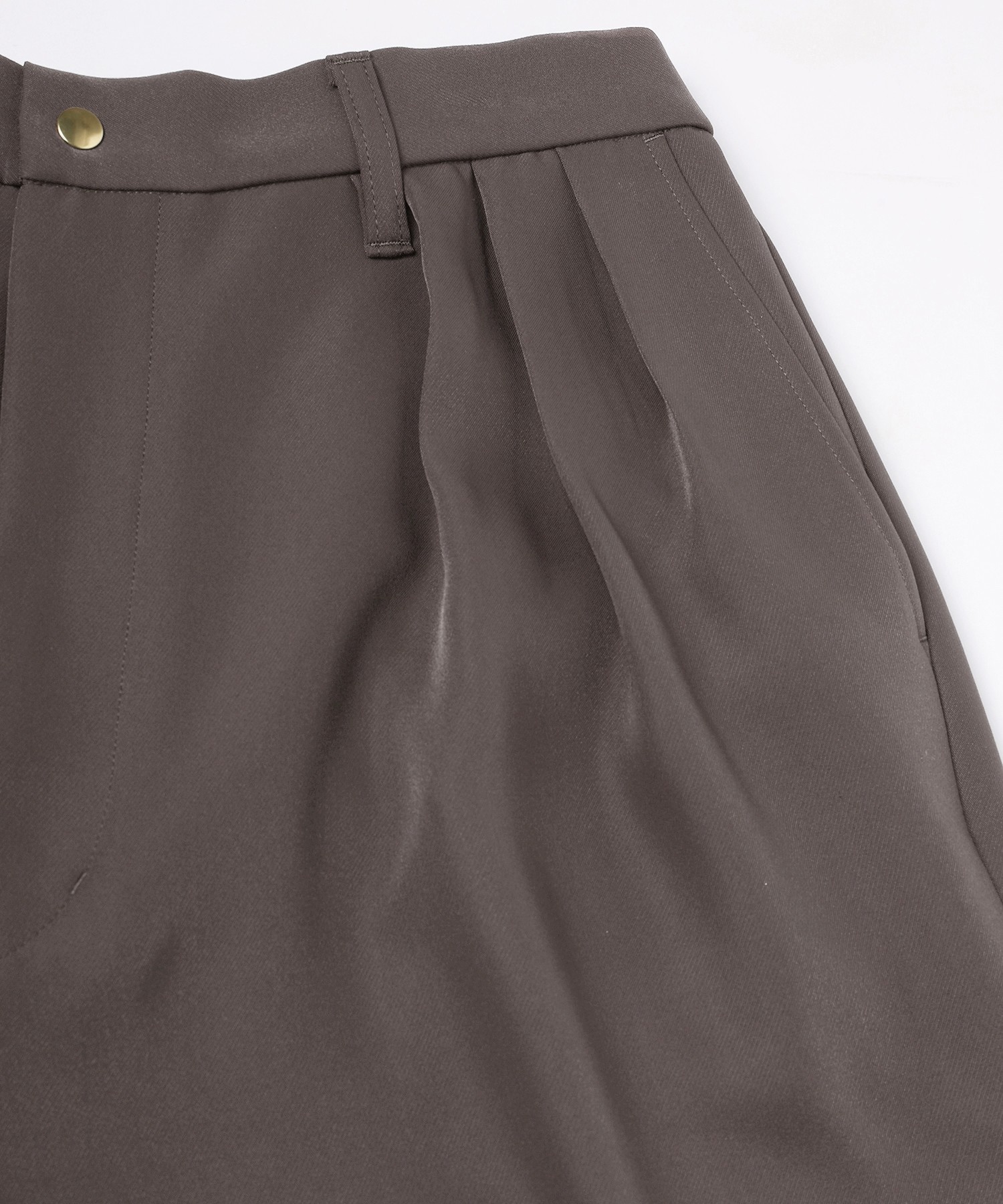 Dry Double Cloth 3Tuck Semi Wide Pant