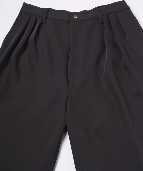 Dry Double Cloth 3Tuck Semi Wide Pant