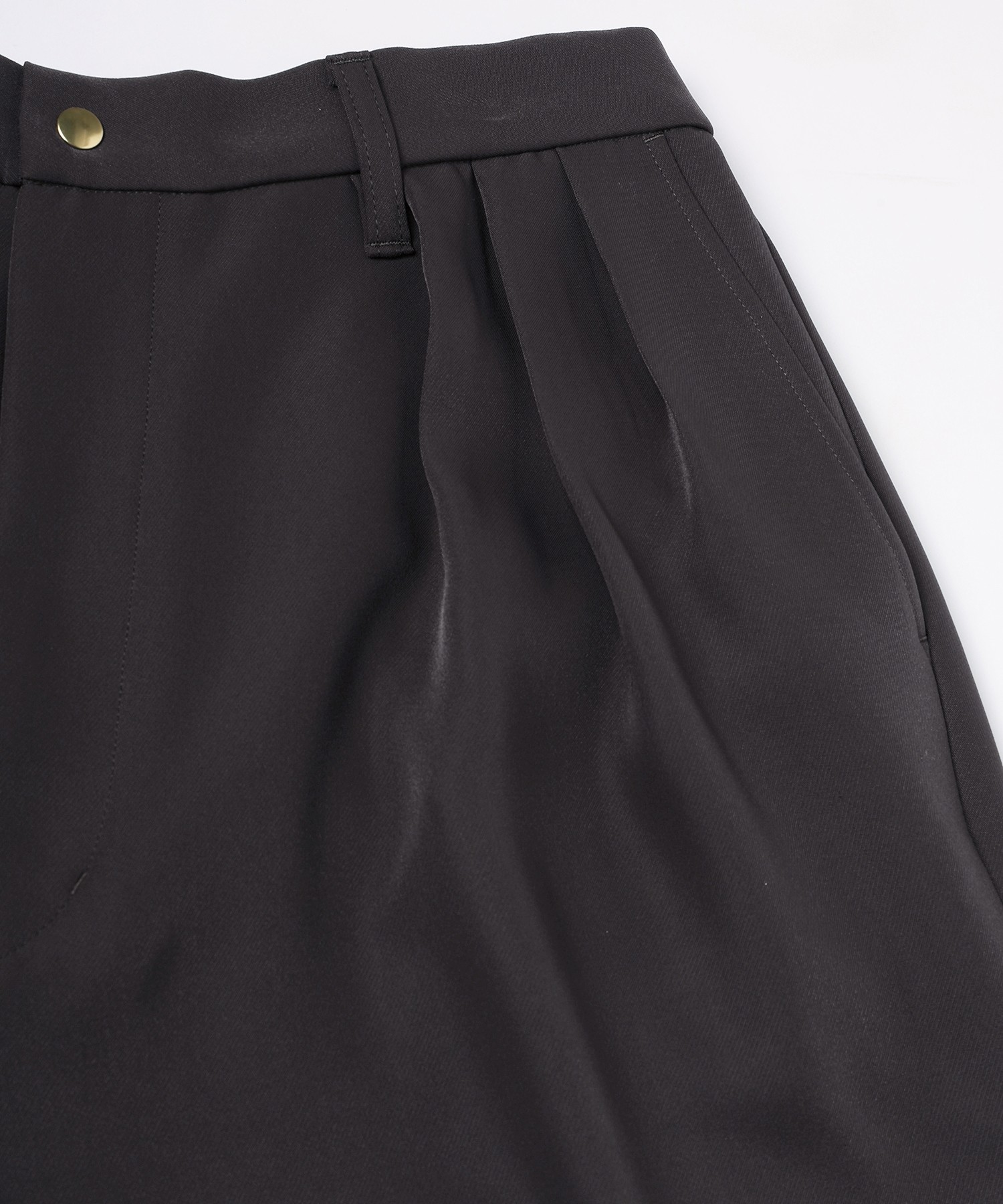 Dry Double Cloth 3Tuck Semi Wide Pant