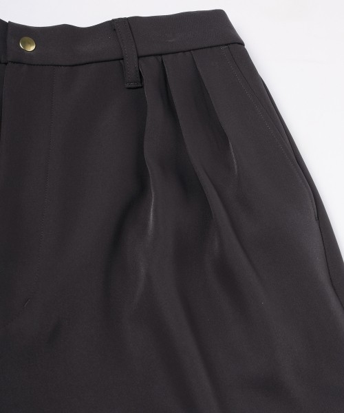 Dry Double Cloth 3Tuck Semi Wide Pant