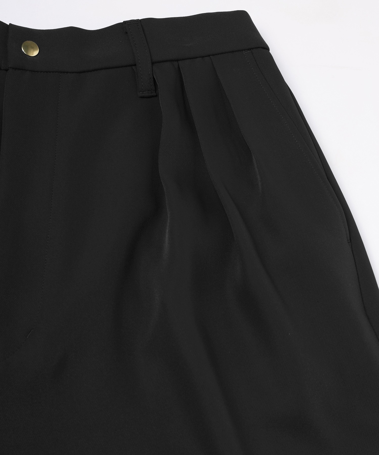 Dry Double Cloth 3Tuck Semi Wide Pant