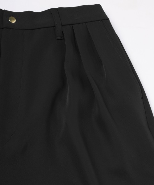 Dry Double Cloth 3Tuck Semi Wide Pant