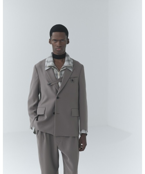 Dry Double Cloth 3Tuck Semi Wide Pant