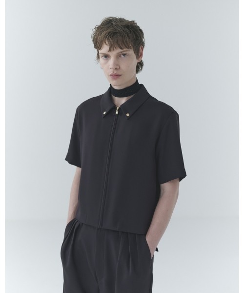 Dry Double Cloth 3Tuck Semi Wide Pant