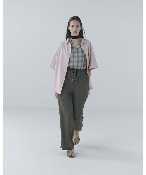 Airy Cloth Extra Wide Drawstring Pant