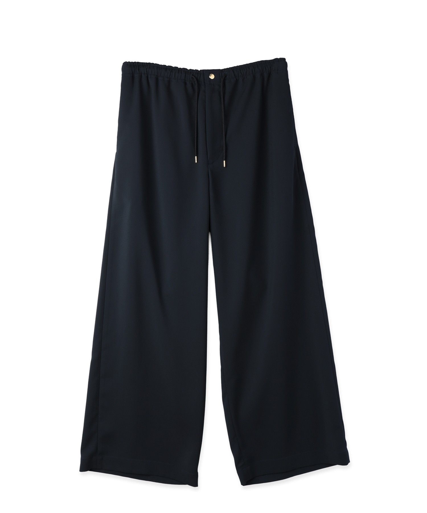 Dry Stretch Cloth Extra Wide Drawstring Pant
