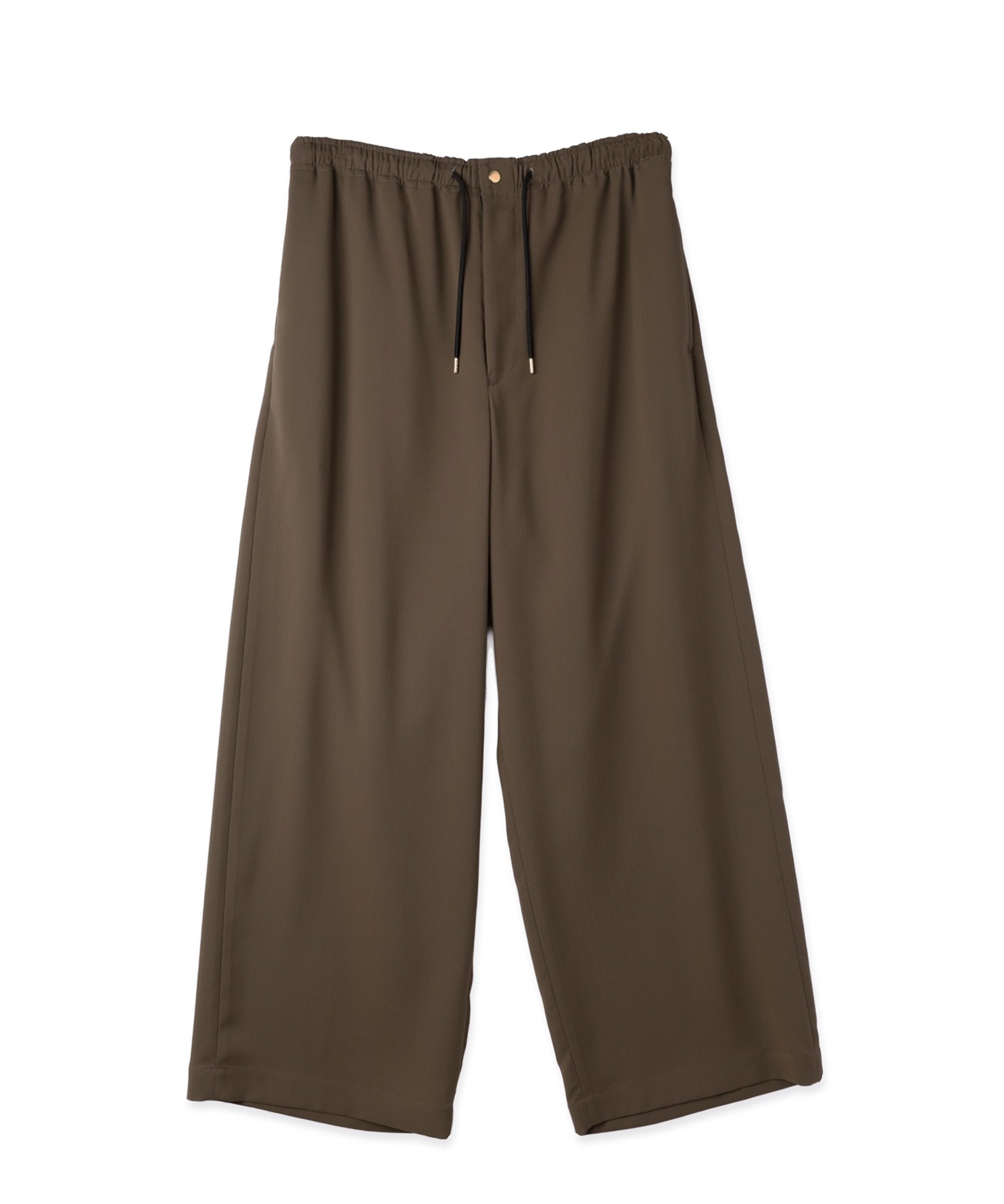 Dry Stretch Cloth Extra Wide Drawstring Pant