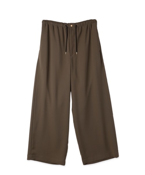 Dry Stretch Cloth Extra Wide Drawstring Pant