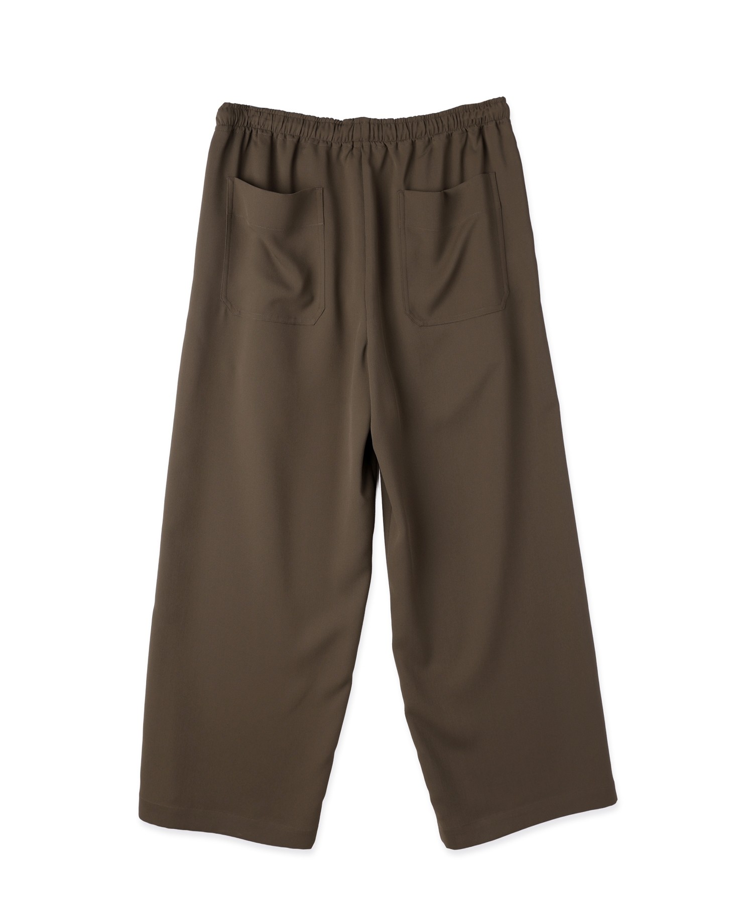 Dry Stretch Cloth Extra Wide Drawstring Pant