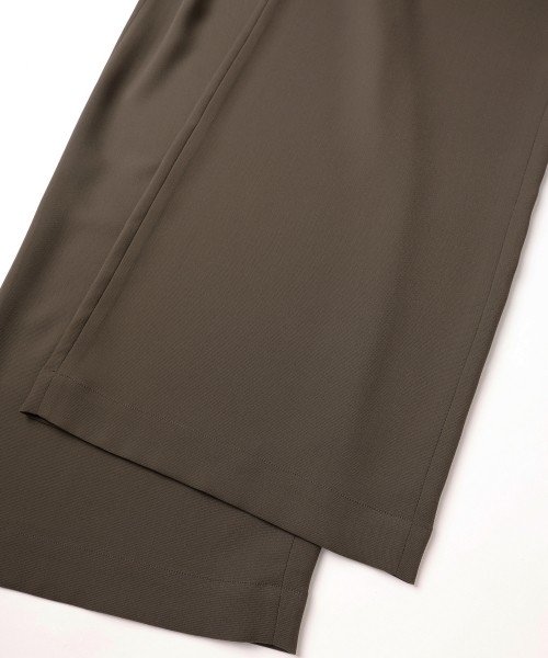 Dry Stretch Cloth Extra Wide Drawstring Pant
