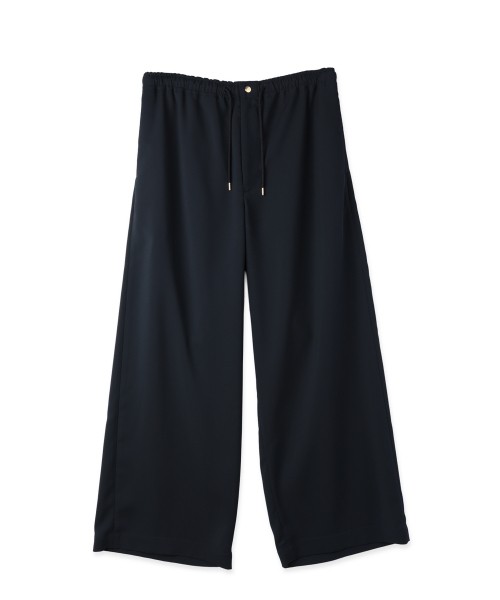 Dry Stretch Cloth Extra Wide Drawstring Pant
