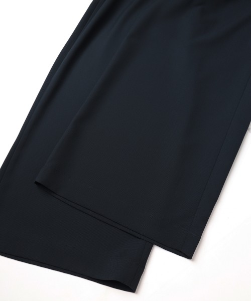 Dry Stretch Cloth Extra Wide Drawstring Pant