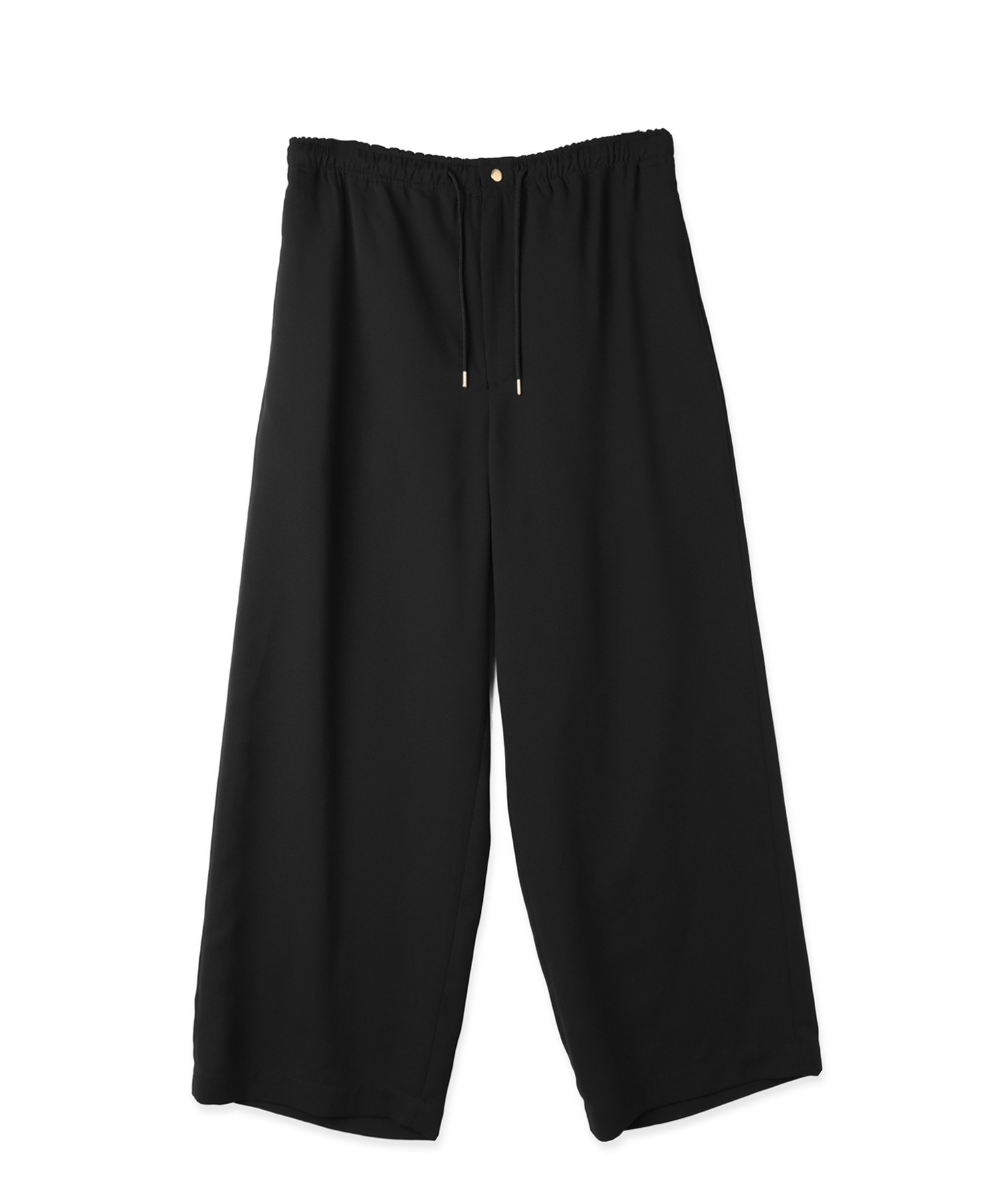 Dry Stretch Cloth Extra Wide Drawstring Pant