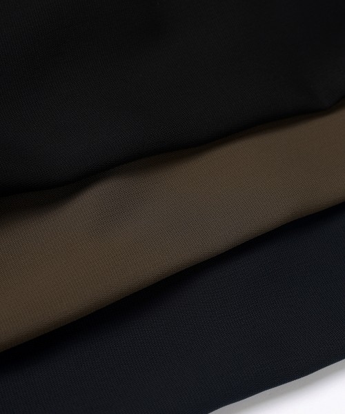 Dry Stretch Cloth Extra Wide Drawstring Pant