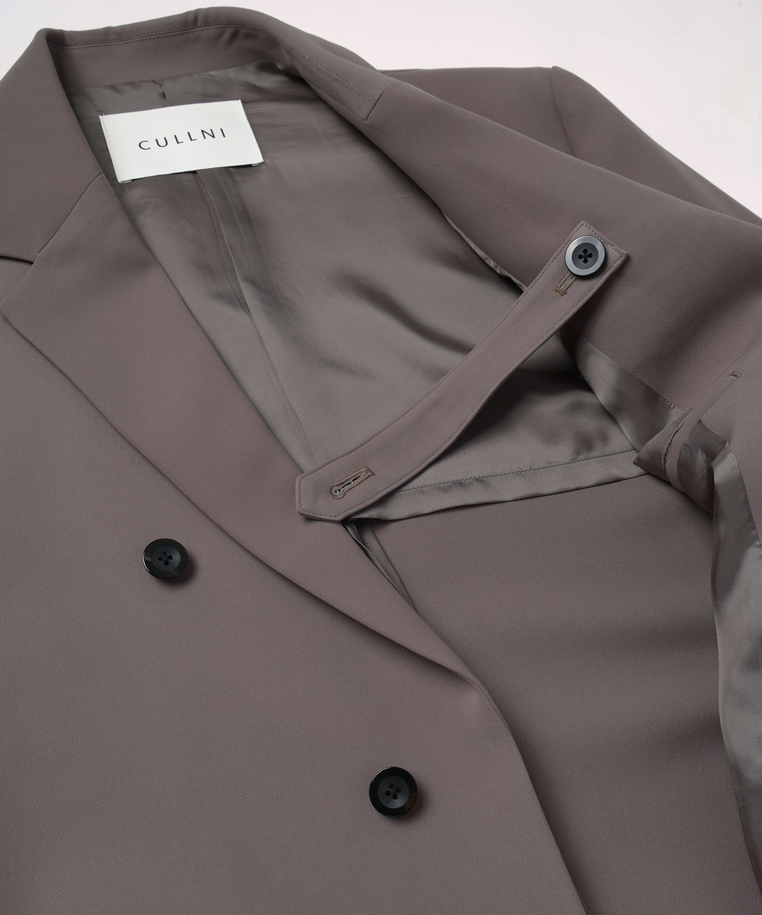 Dry Double Cloth Slant Belt Tailored Jacket