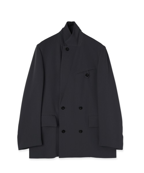 Double Cloth Button-Tab Pocket Tailored Jacket