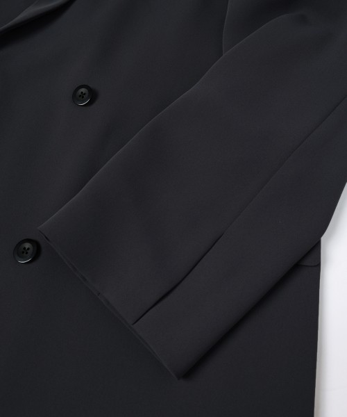 Double Cloth Button-Tab Pocket Tailored Jacket