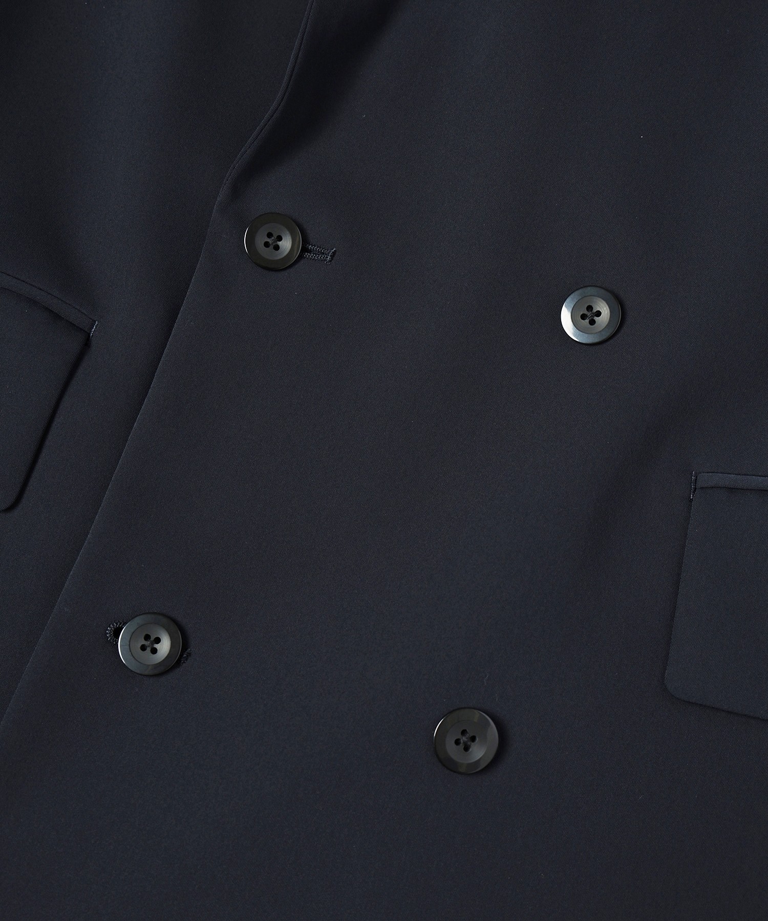 Double Cloth Button-Tab Pocket Tailored Jacket