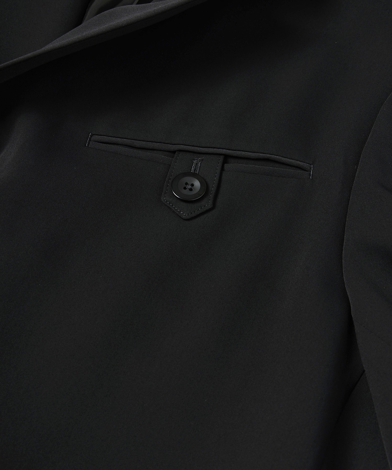 Double Cloth Button-Tab Pocket Tailored Jacket