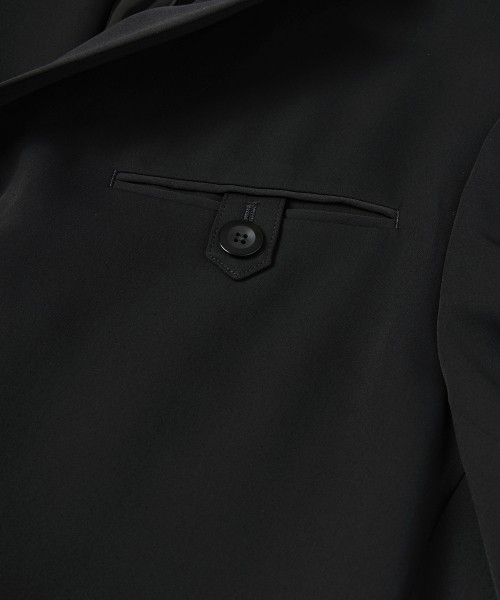 Double Cloth Button-Tab Pocket Tailored Jacket