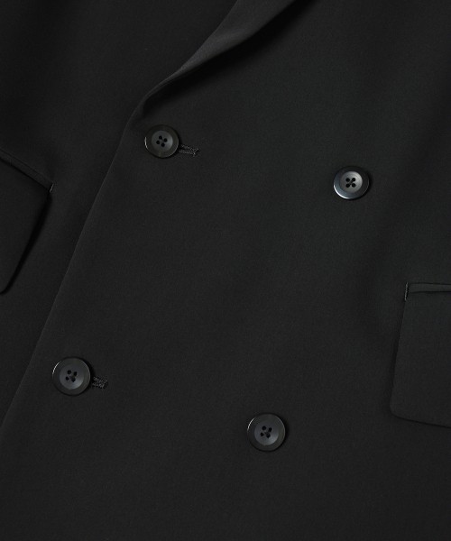 Double Cloth Button-Tab Pocket Tailored Jacket