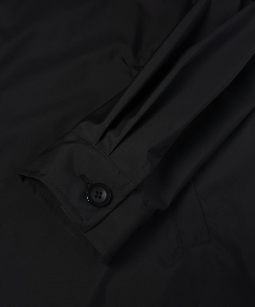 Three-Layer Taffeta Zip Up Short Coat