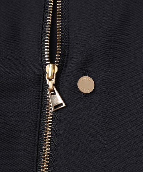 Airy Cloth Short Sleeve Zip Up Shirt